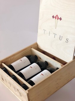 Wood Box - 3 Bottle